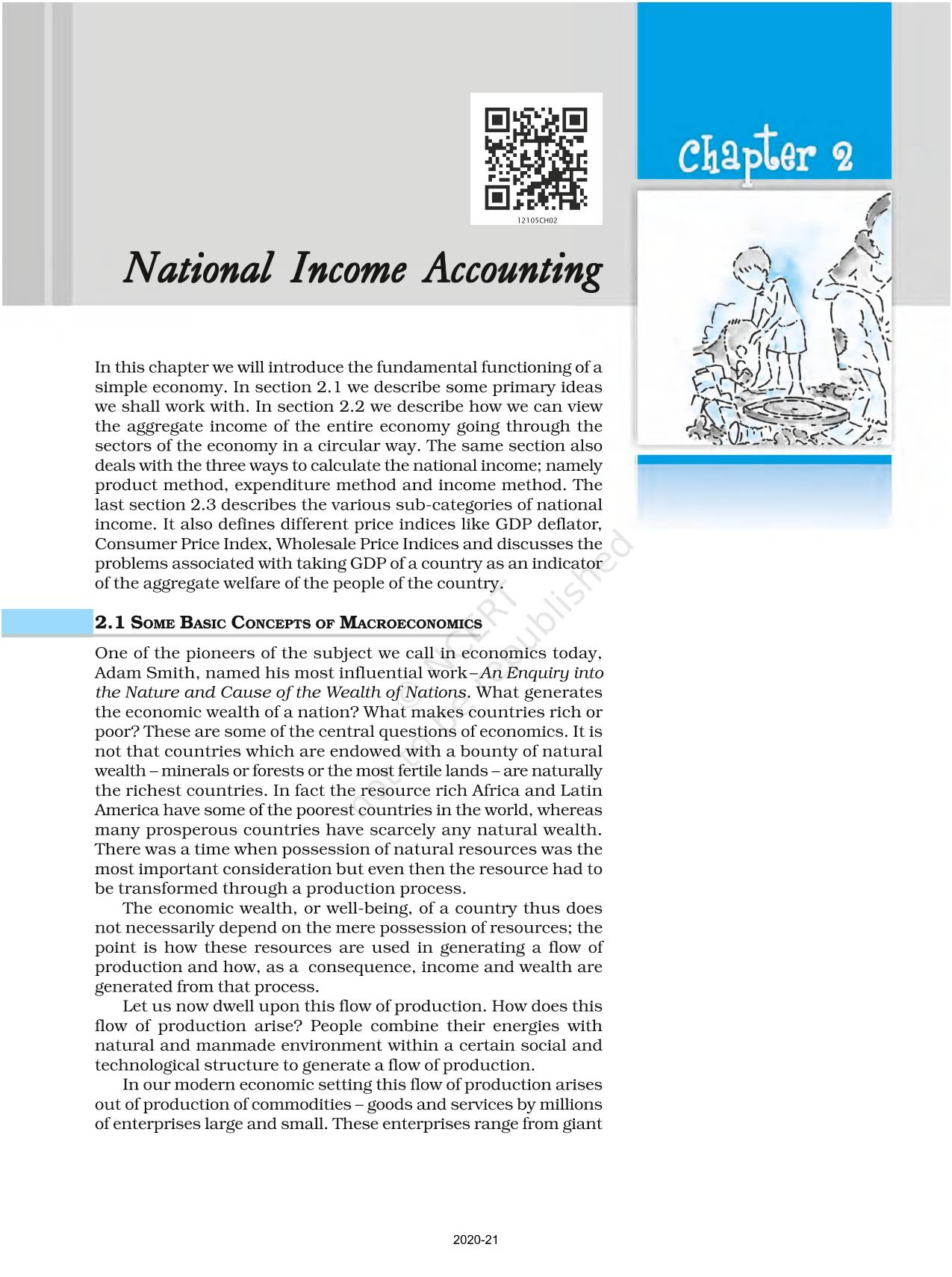 National Income Accounting Ncert Book Of Class Introductory